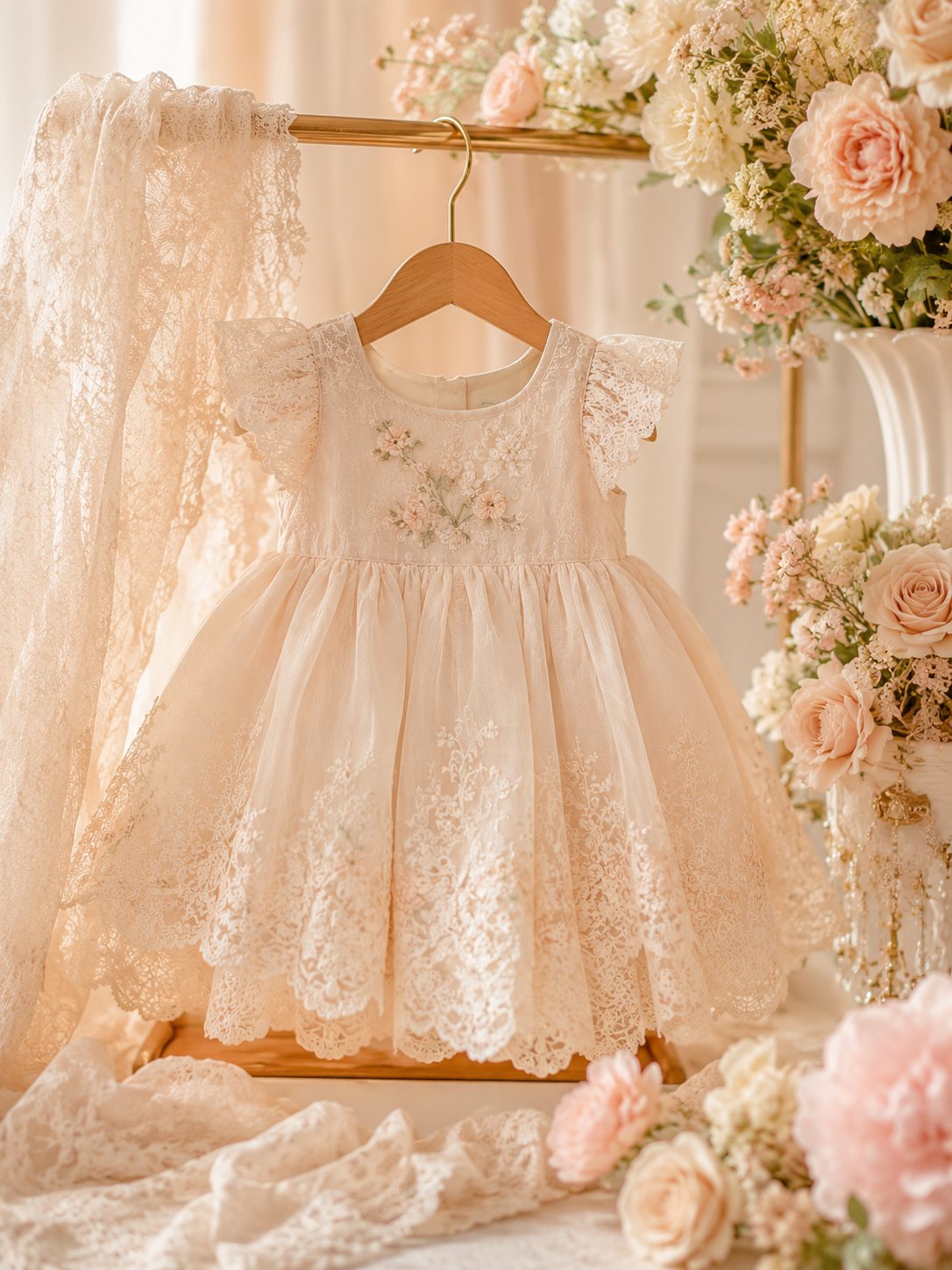 Delicate baby dress